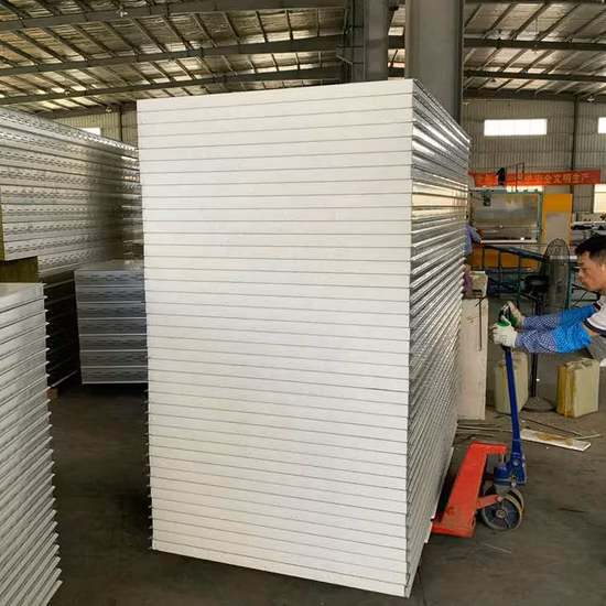 Heat Insulation PU/PIR Polyurethane Sandwich Panel for Work Shop Cold Storage Room