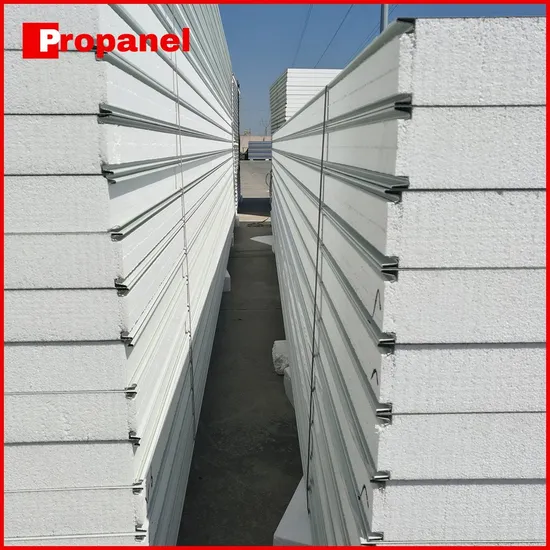 Lightweight Fireproof/Fire Resistance Sound Insulation EPS Cement Sandwich Panel for Building Construction/ Container House/ Prefabriacted House